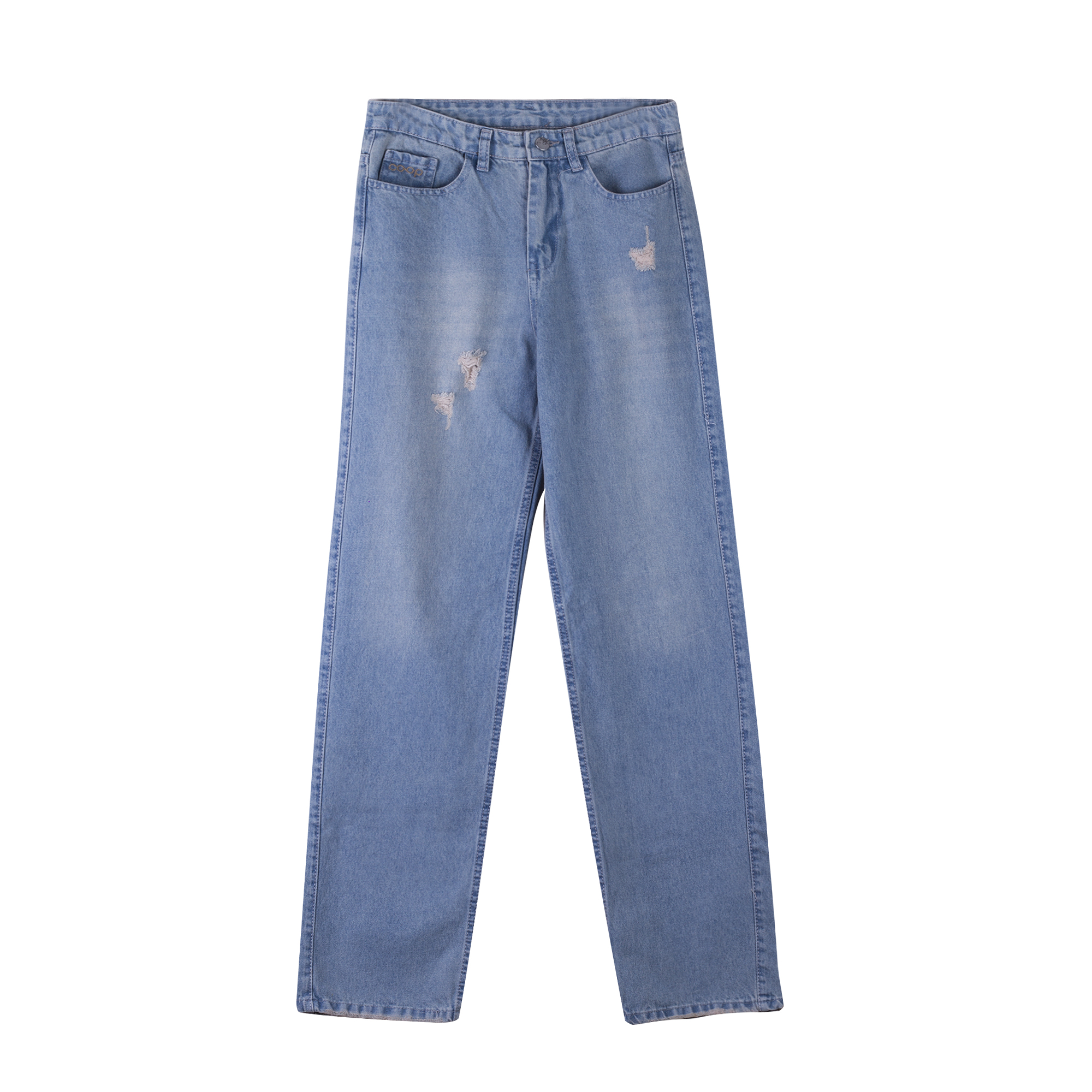 نمای جلو شلوار جین استریت زنانه