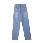 نمای پشت شلوار جین استریت آبی روشن زنانه