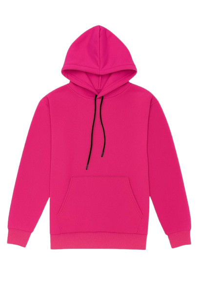 هودی تو کرکی کلاه دار صورتی زنانه