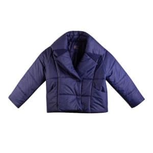 کاپشن پفی زنانه سرمه ای