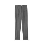 شلوار پارچه ای زنانه راه راه طوسی رنگ