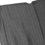 شلوار پارچه ای راه راه زنانه نمای نزدیک