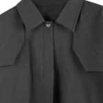 کت زنانه کوتاه مشکی نمای نزدیک
