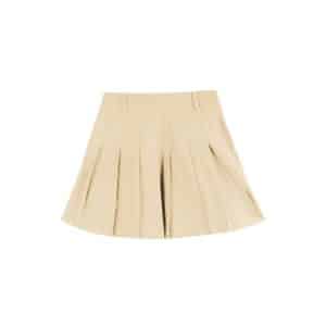 دامن پلیسه ای کرم زنانه