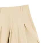 دامن پلیسه کرم نمای نزدیک