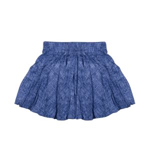 دامن شلوارکی ابر و بادی زنانه آبی