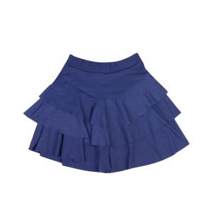 دامن شلوارکی زنانه چیندار آبی