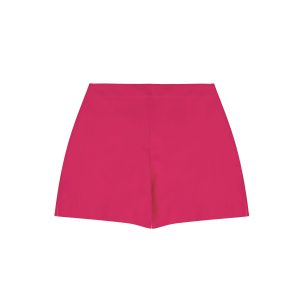 دامن شلوارکی زنانه سرخابی نمای پشت