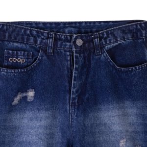 نمای کمر شلوار جین زنانه نیم بگ