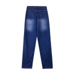 نمای پشت شلوار جین استریت نیم بگ زنانه