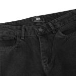 شلوار جین ذغالی زنانه نمای نزدیک