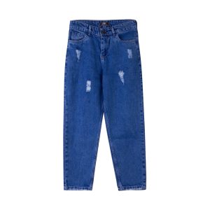 شلوار جین آبی زنانه مام استایل