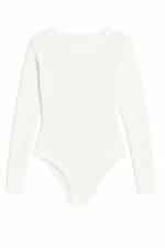 بادی یقه دالبری سفید نمای پشت