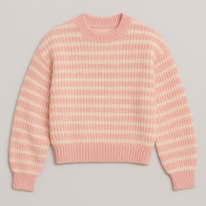 بافت راه راه زنانه صورتی