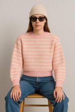 بافت راه راه زنانه