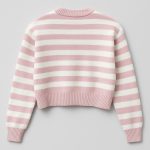 بافت راه راه زنانه نمای پشت