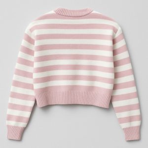 بافت راه راه زنانه نمای پشت