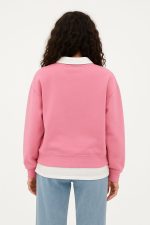 دورس کلاسیک صورتی یقه سفید زنانه