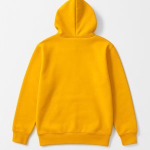 هودی توکرکی زنانه کلاهدار زرد رنگ