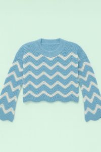 بافت طرحدار زنانه نمای جلو