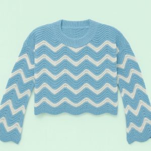 بافت طرحدار زنانه نمای جلو