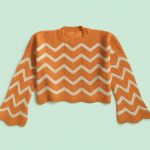 بافت طرحدار زنانه نمای جلو