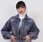 کت جین زنانه نمای روبرو