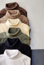 بادی های کبریتی یقه اسکی زنانه نمای نزدیک