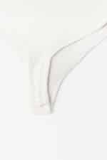 بادی کبریتی زنانه سفید نمای پایین