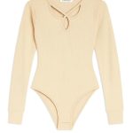 بادی کبریتی یقه دالبری زنانه کرم