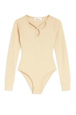 بادی کبریتی یقه دالبری زنانه کرم