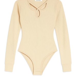 بادی کبریتی یقه دالبری زنانه کرم