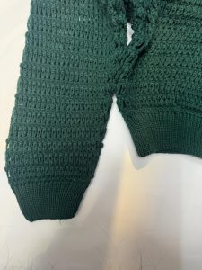 نمای نزدیک بافت زنبوری سبز زنانه