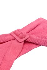 کراپ طرح پاپیون صورتی زنانه