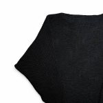 نمای پارچه بافت مشکی زنانه