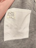 نمای جیب کاپشن زنانه ترکیبی صورتی آبی