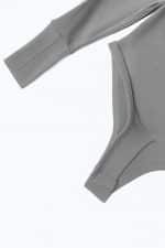 بادی یقه دالبری طوسی نمای نزدیک