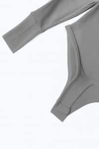 بادی یقه دالبری طوسی نمای نزدیک