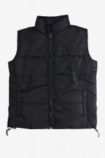 پافر زنانه مشکی نمای جلو