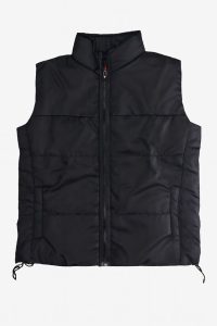 پافر زنانه مشکی نمای جلو