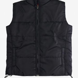 پافر زنانه مشکی نمای جلو