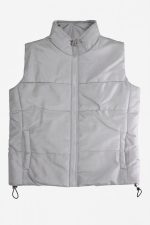 پافر زنانه طوسی نمای جلو