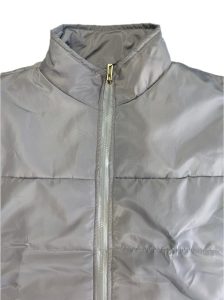 پافر زنانه نمای یقه طوسی