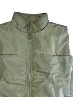 پافر زنانه سبز یشمی نمای یقه