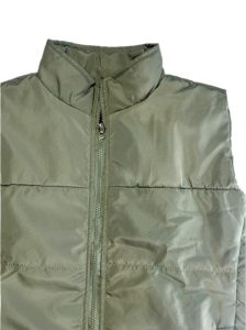 پافر زنانه سبز یشمی نمای یقه