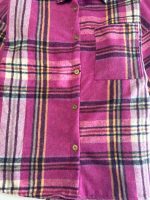 ژاکت پشمی نمای نزدیک صورتی