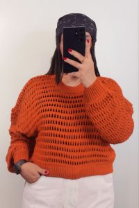 تنخور بافت زنبوری آجری رنگ زنانه