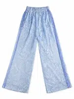 شلوار دانتل زنانه آبی